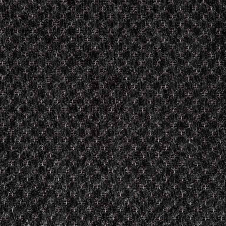 A close up of a black fabric with a pattern on it.