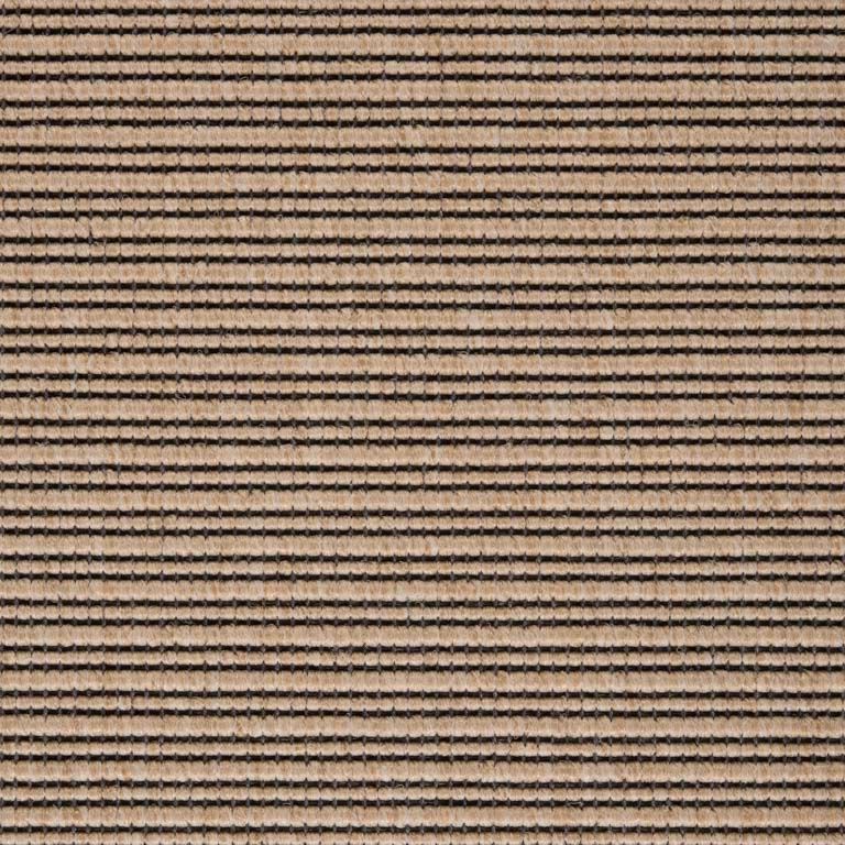 A close up of a carpet with a striped pattern.