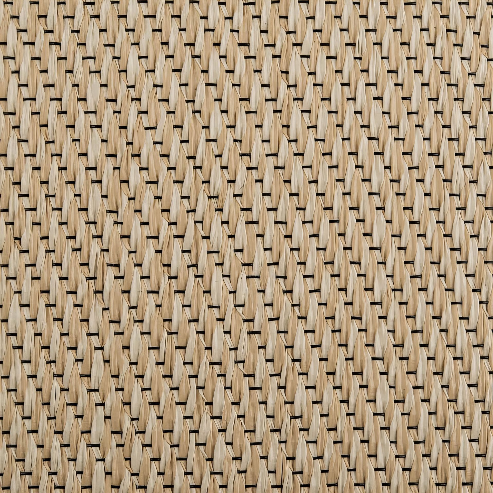 A close up of a woven fabric with a geometric pattern.