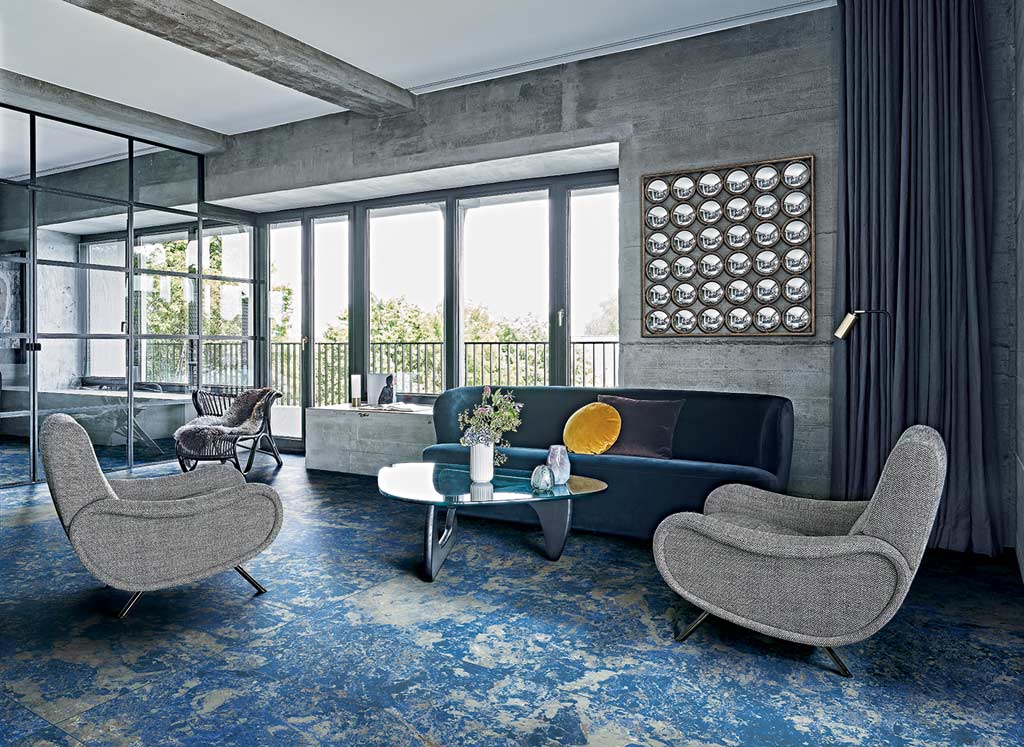 pavimento in gres porcellanato di rex ceramiche serie les bijoux florim