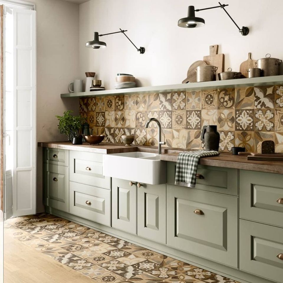 #Rivestimento #cucina della serie Intarsi Classic