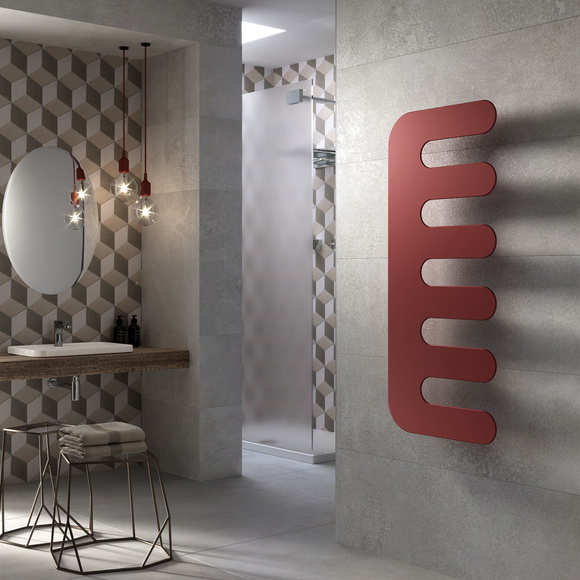 Radiatore Cordivari termoarredo design e-sign