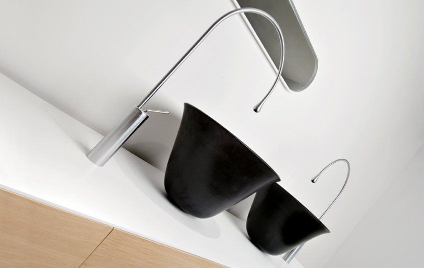 lavabo bagno goccia gessi design