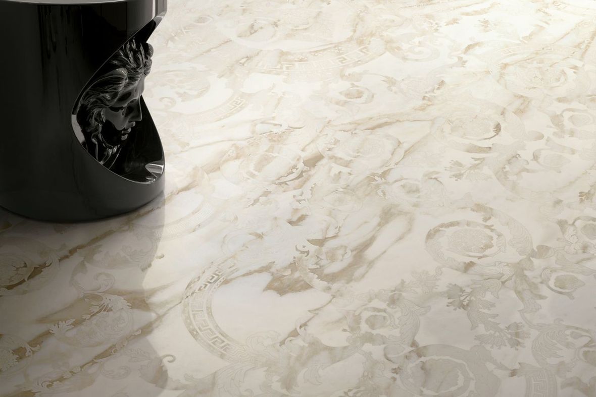 ceramiche versace pavimento gres porcellanato serie marble effetto marmo