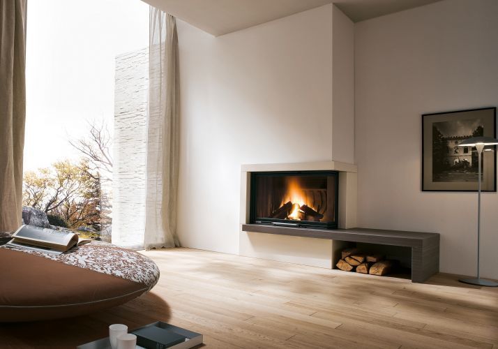 palazzetti caminetto moderno 