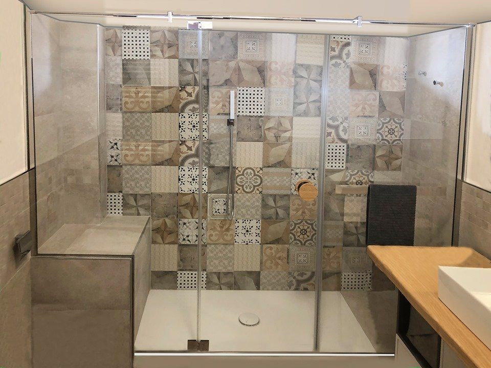 box doccia aisi design in acciaio su misura