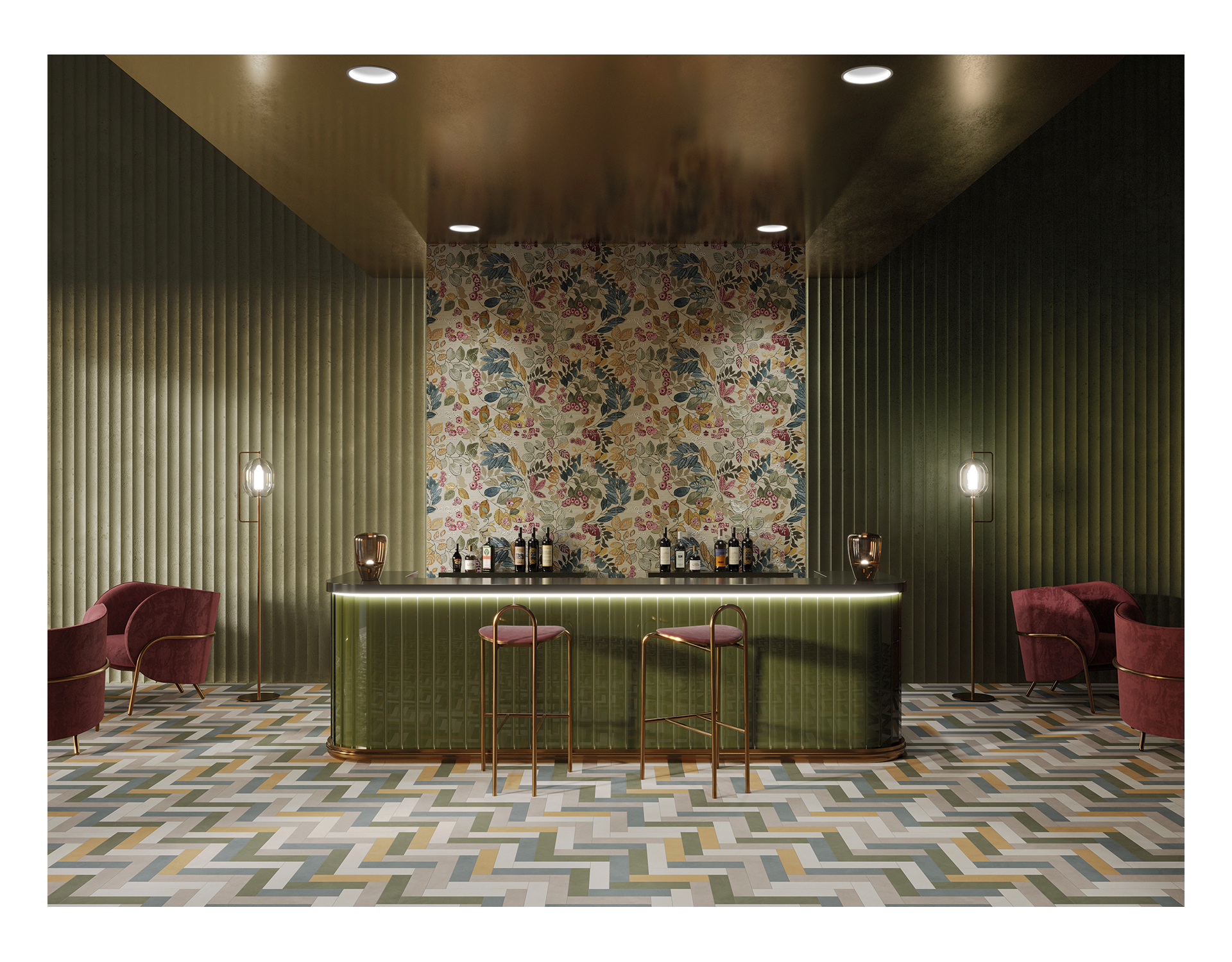 Pavimento e Rivestimento in gres porcellanato serie cool di Mariner Ceramiche