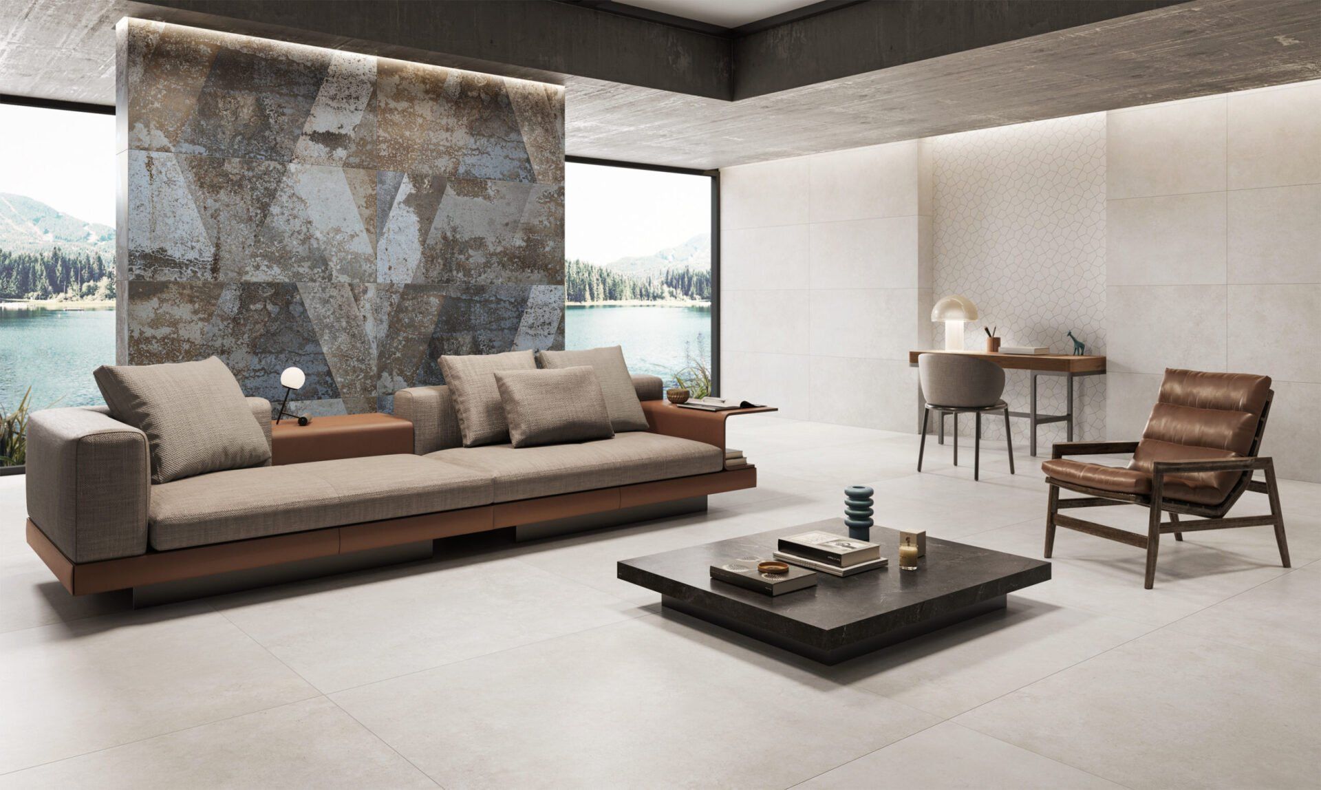 Pavimento gres porcellanato serie esprit monocibec