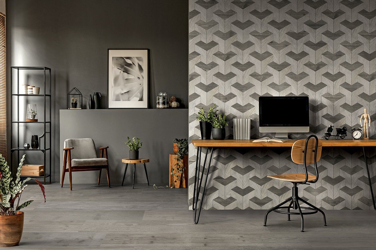 Just mix gardenia orchidea gres porcellanato effetto legno mosaico diapason