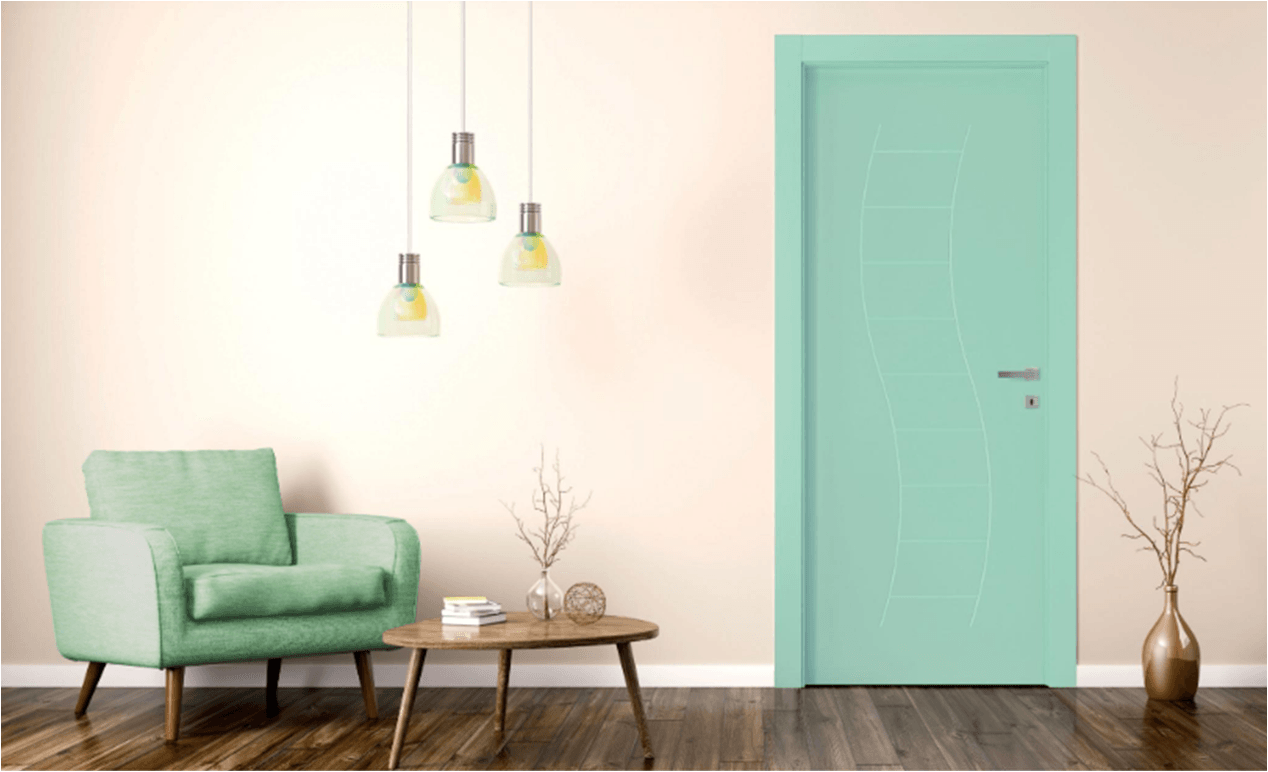 porta battente franzese laccata