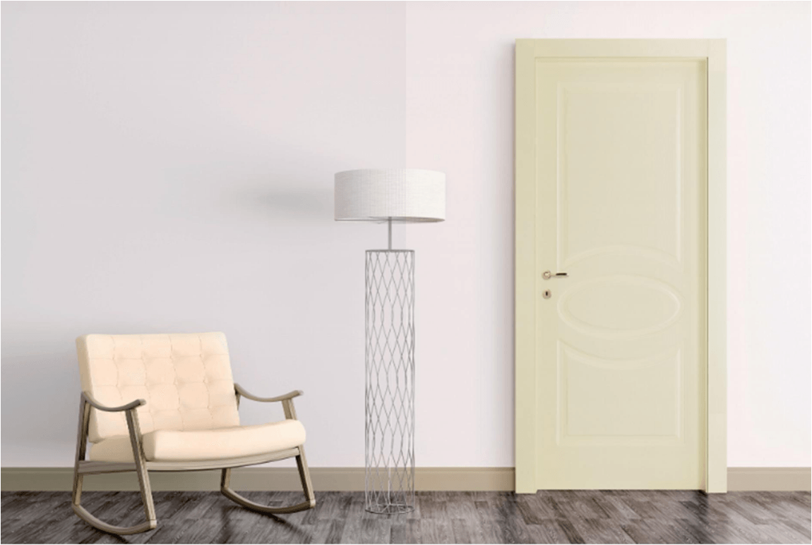 porta battente franzese laccata
