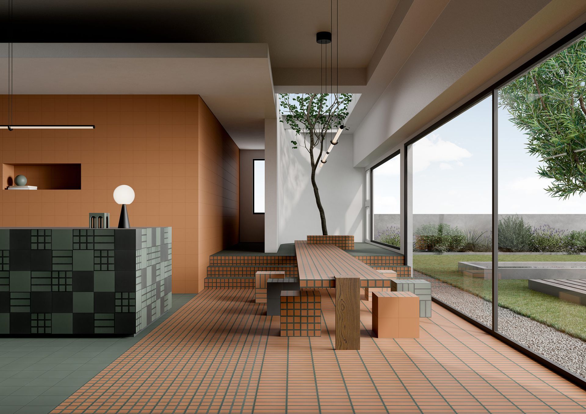 quintessenza pavimento e  rivestimento design serie Oltre