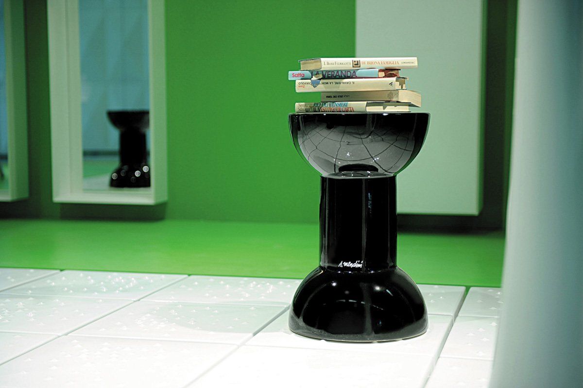 Accessori bagno sgabello rocchetto flaminia design