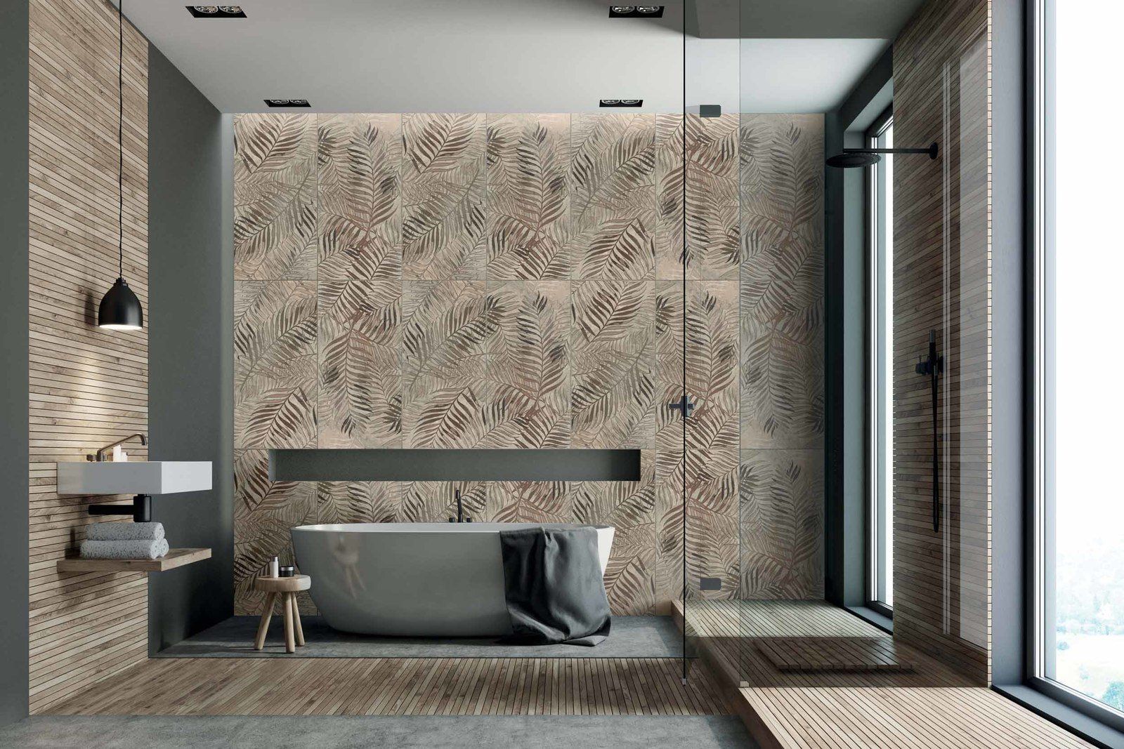 Rivestimento bagno gres porcellanato dado ceramica wallpaper