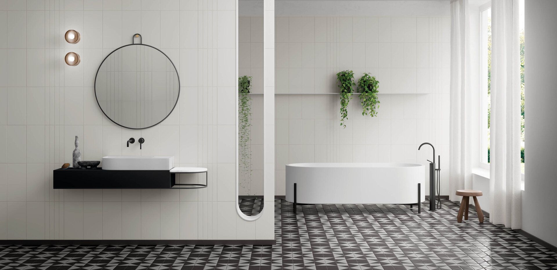 Pavimento e rivestimento in gres di Ceramica Vogue