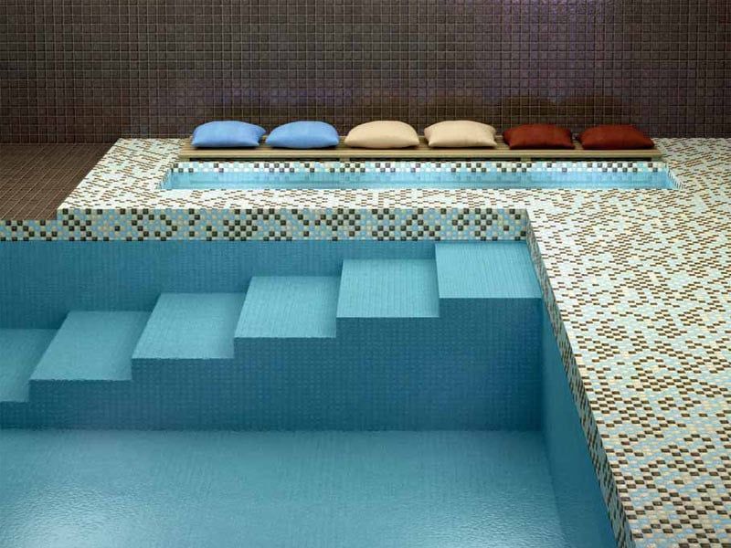 mosaico  piscina di m+ mosaics