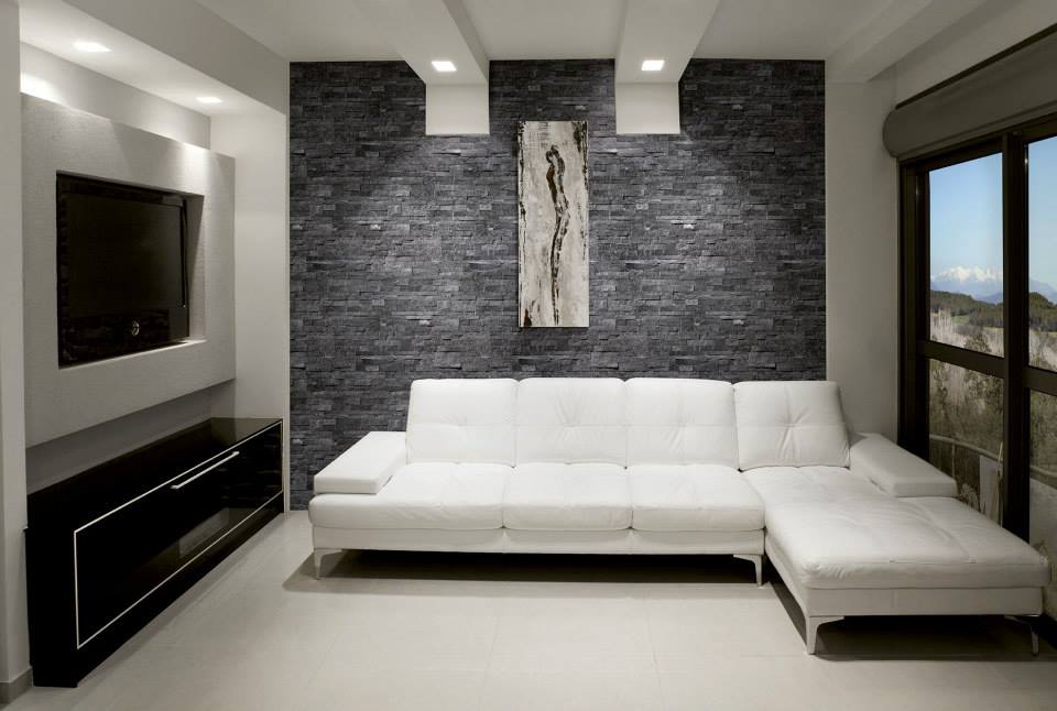 Rivestimento parete mosaico in pietra Boxer