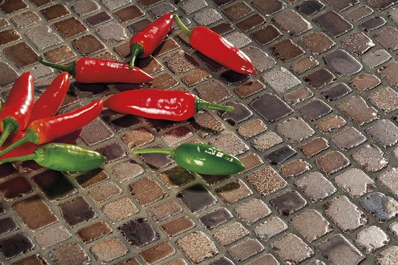 mosaico in pietra Boxer