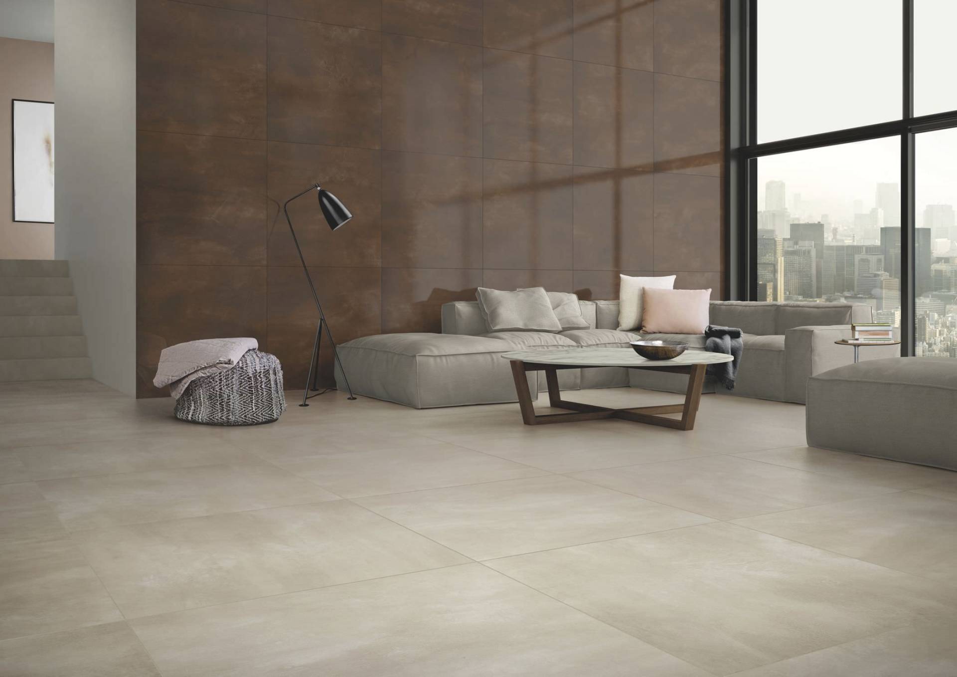 Superfici in gres porcellanato di Casalgrande Padana pavimento rivestimento