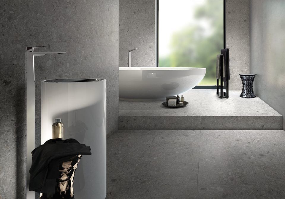 Superfici in gres porcellanato di Casalgrande Padana pavimento  rivestimento