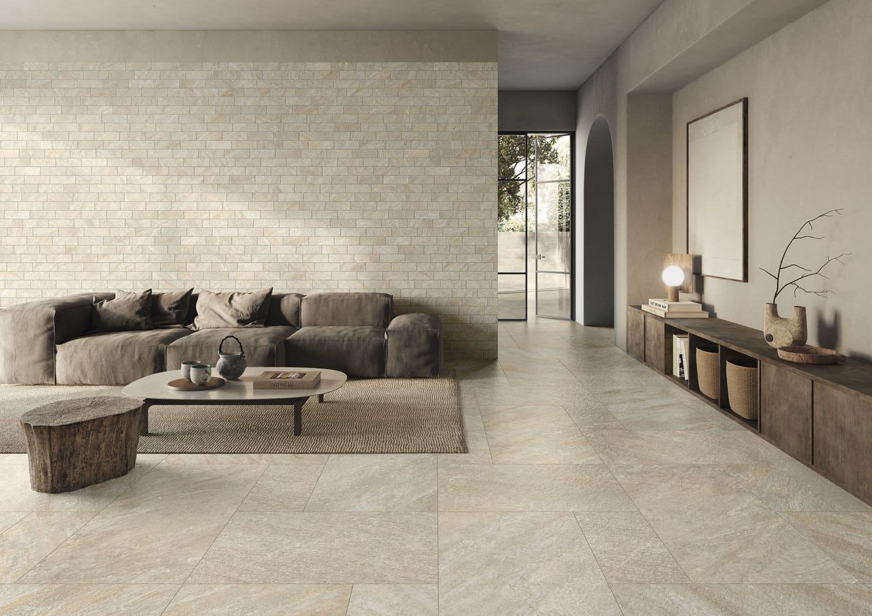 Pavimento e rivestimento in gres porcellanato serie Petra di Casalgrande Padana