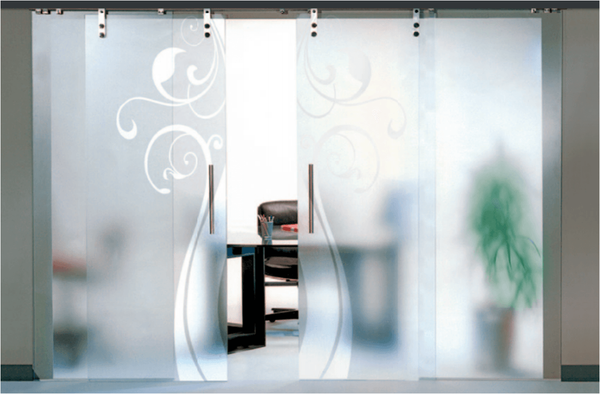 porta battente scorrvole in vetro