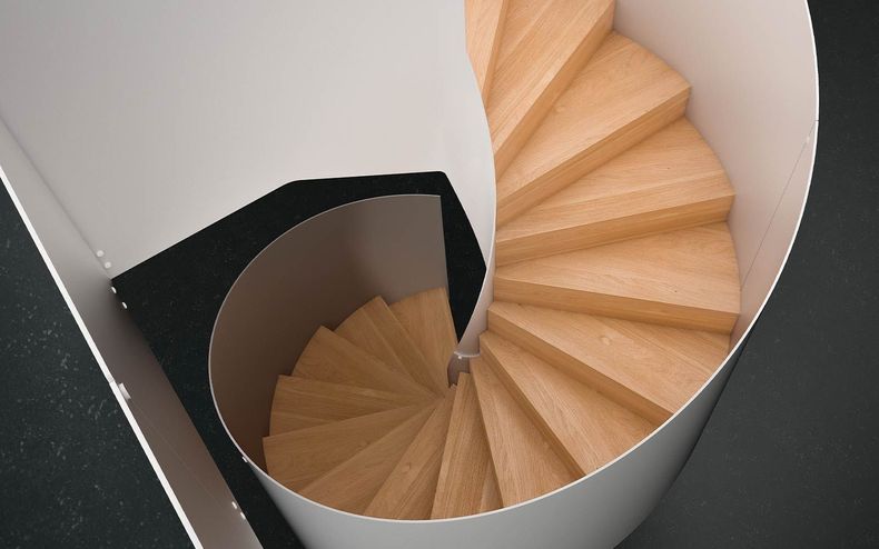 st scala a chiocciola vortex