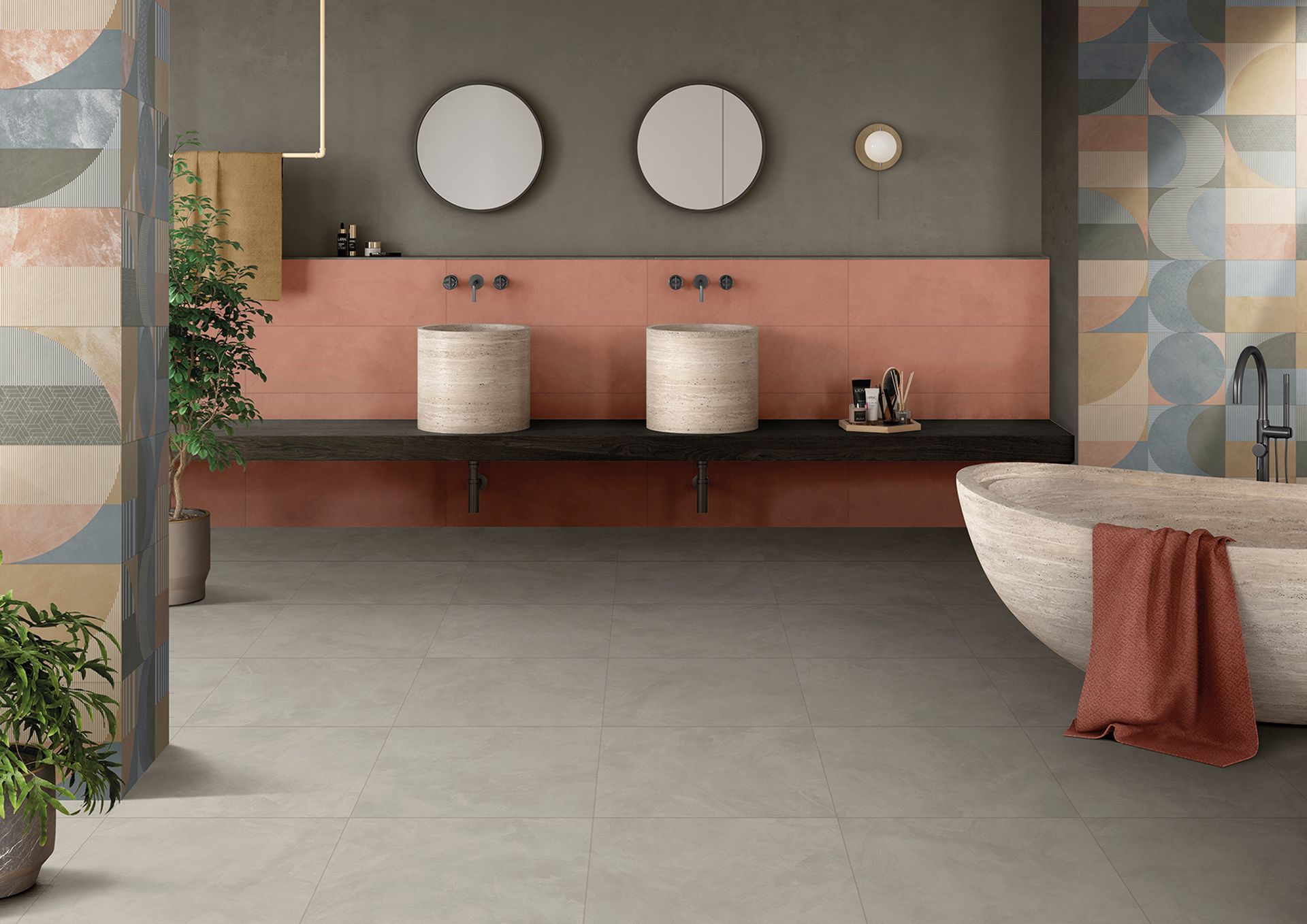Pavimento e rivestimento in gres porcellanato serie cool di Mariner Ceramiche