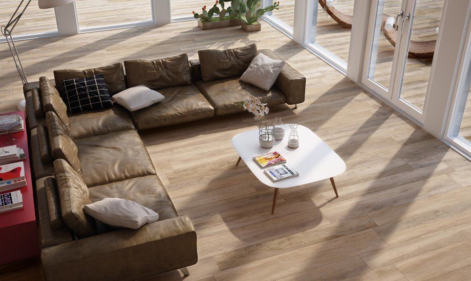 pavimento in gres porcellanato effetto legno serie woodtime