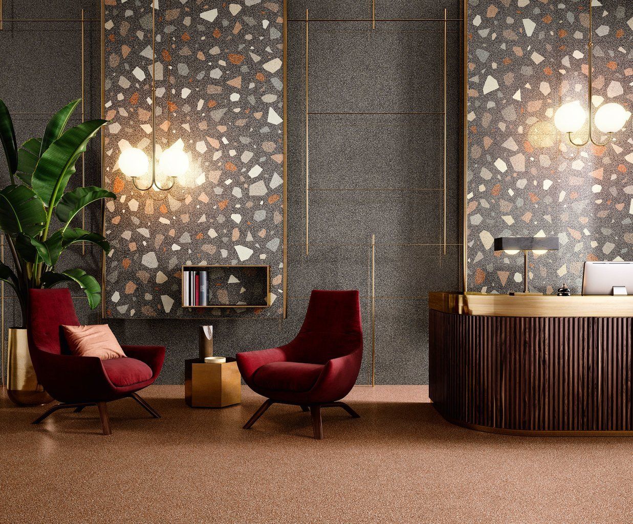 rivestimento in gres porcellanato serie new deco di ceramica sant'agostino