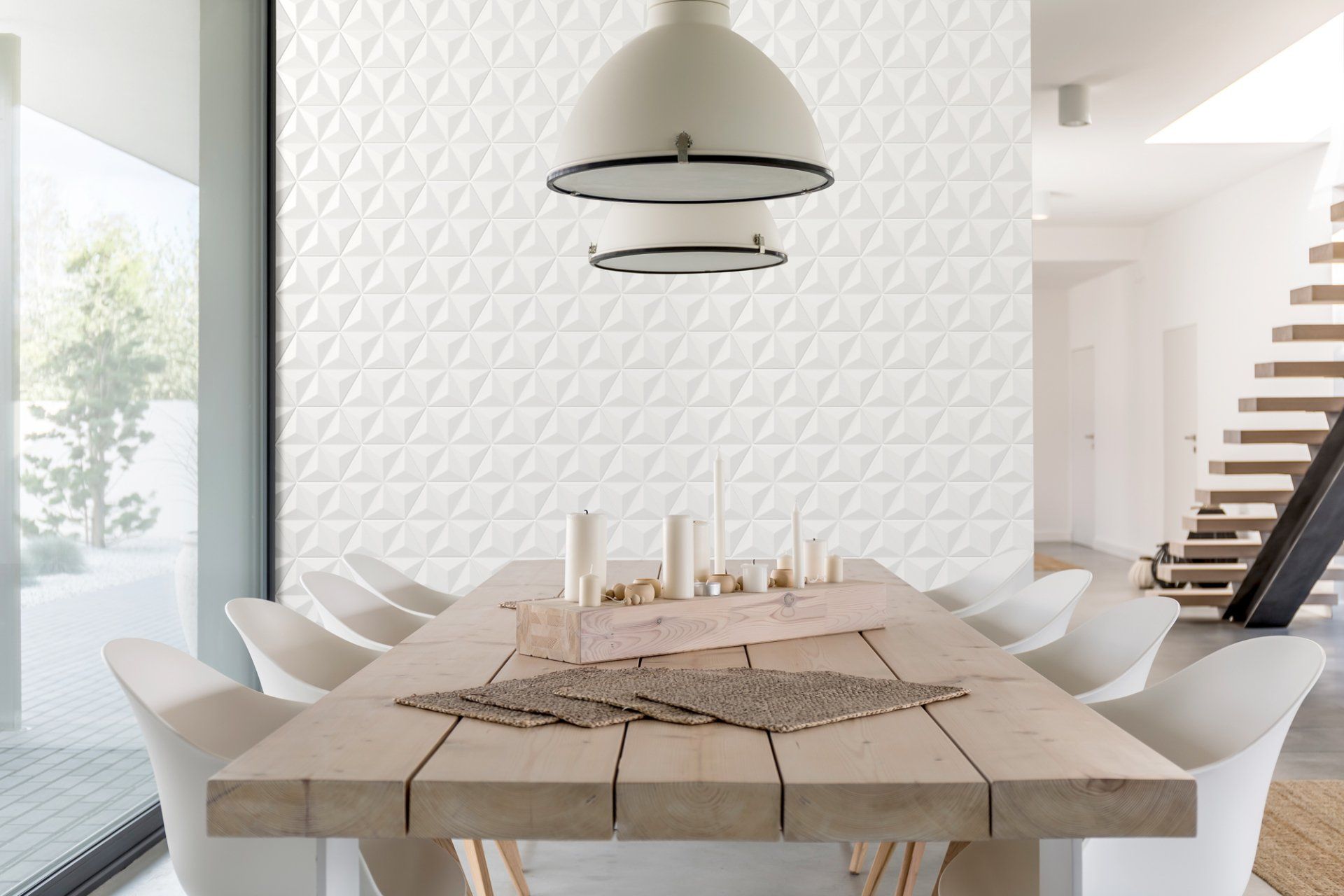 quintessenza rivestimento design serie origami