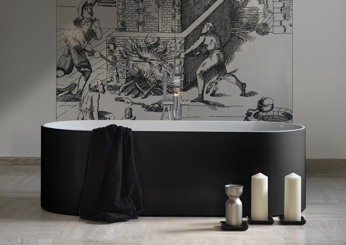 vasca da bagno oval di flaminia design