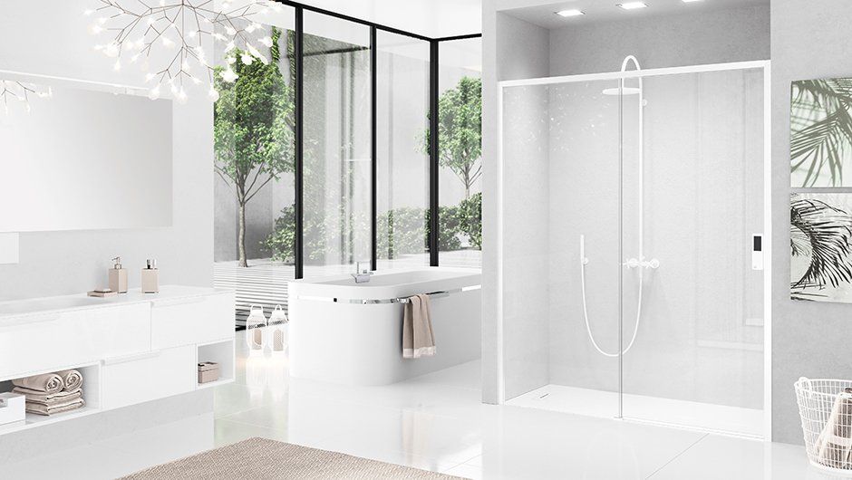 box doccia opera white novellini