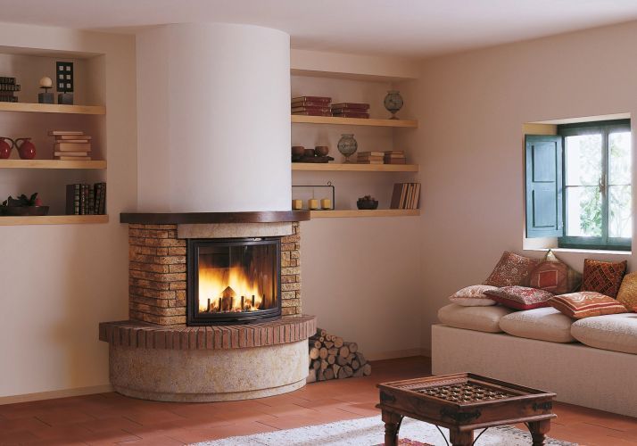 camino palazzetti focolare rustico country