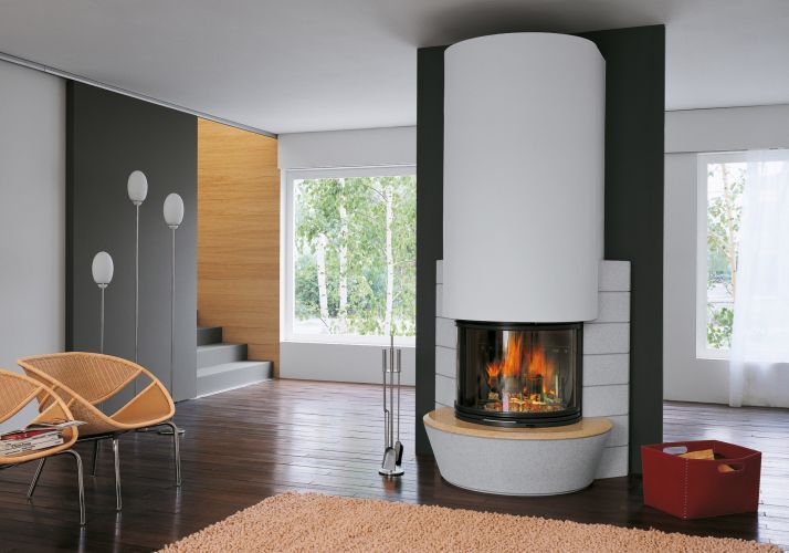 caminetto palazzetti tondo