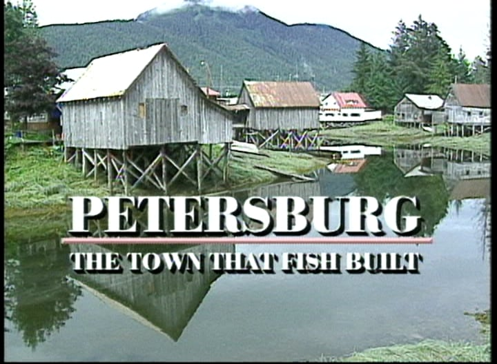 Petersburg the town that fish built is shown on a video