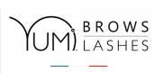 C'est un logo pour les sourcils et les cils Yumi.