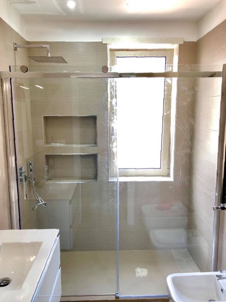 Cabina doccia in cristallo