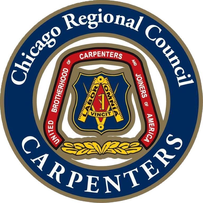 The logo for the chicago regional council of carpenters