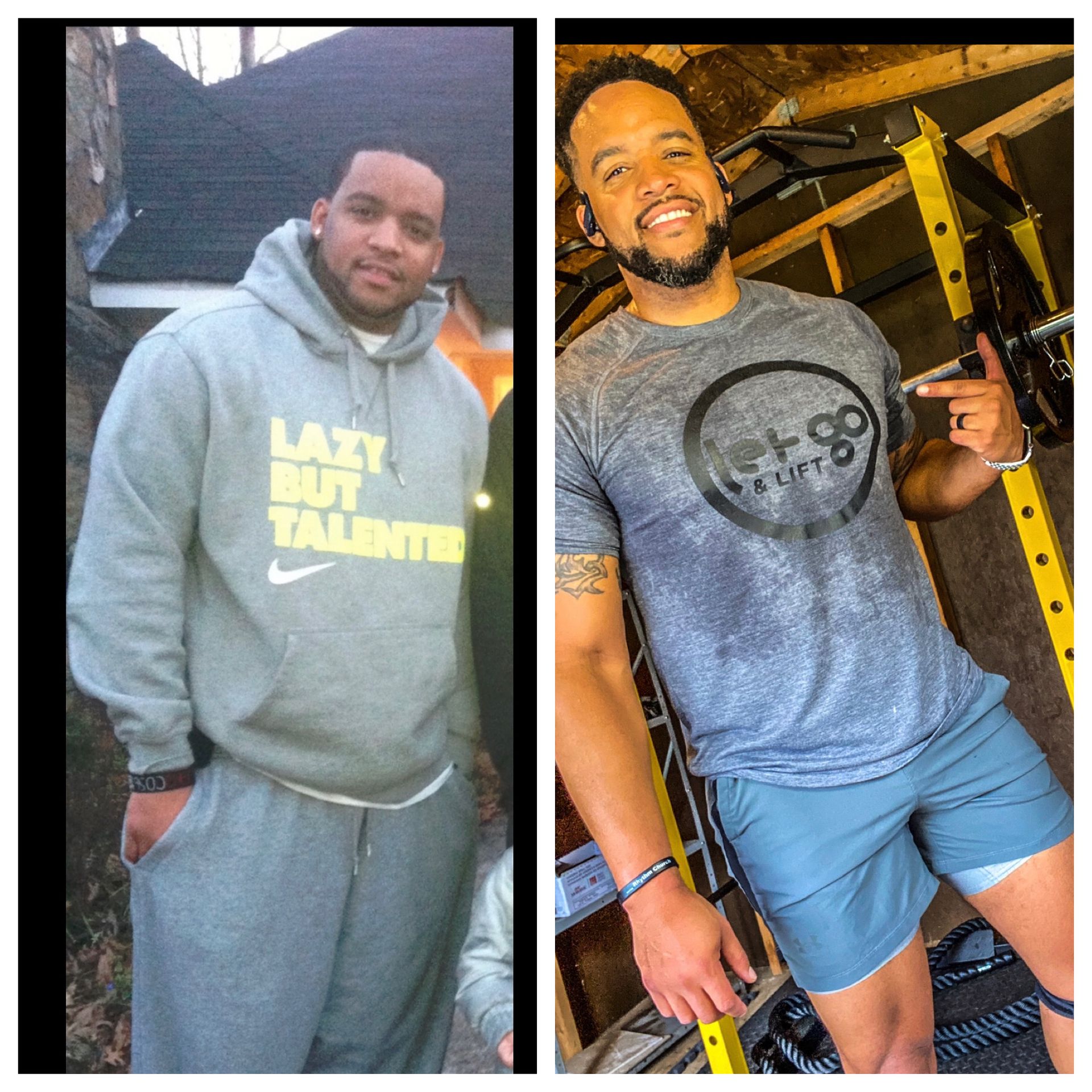Before and after gym progress - Evansville, IN - Let Go & Lift