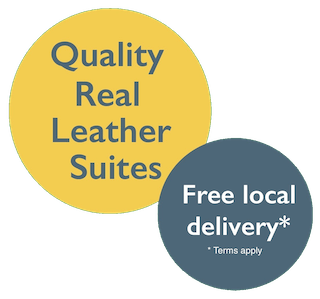 Quality Real Leather Suites from Bryan Gowans, Dalbeattie, Dumfries & Galloway