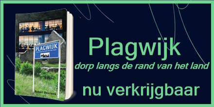 Aankondiging dat het nieuwe boek Plagwijk is verschenen.