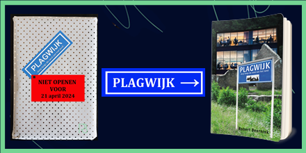 Wegwijzer naar Plagwijk, van ingepakt naar uitgepakt boek. 