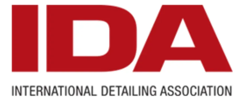IDA logo: red letters over text, 