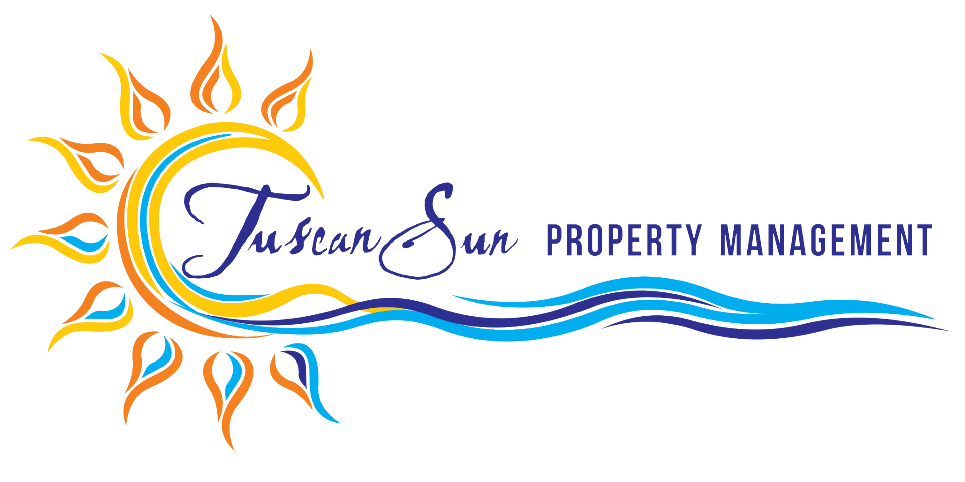 Tuscan Sun Property Management Logo - header, go to homepage