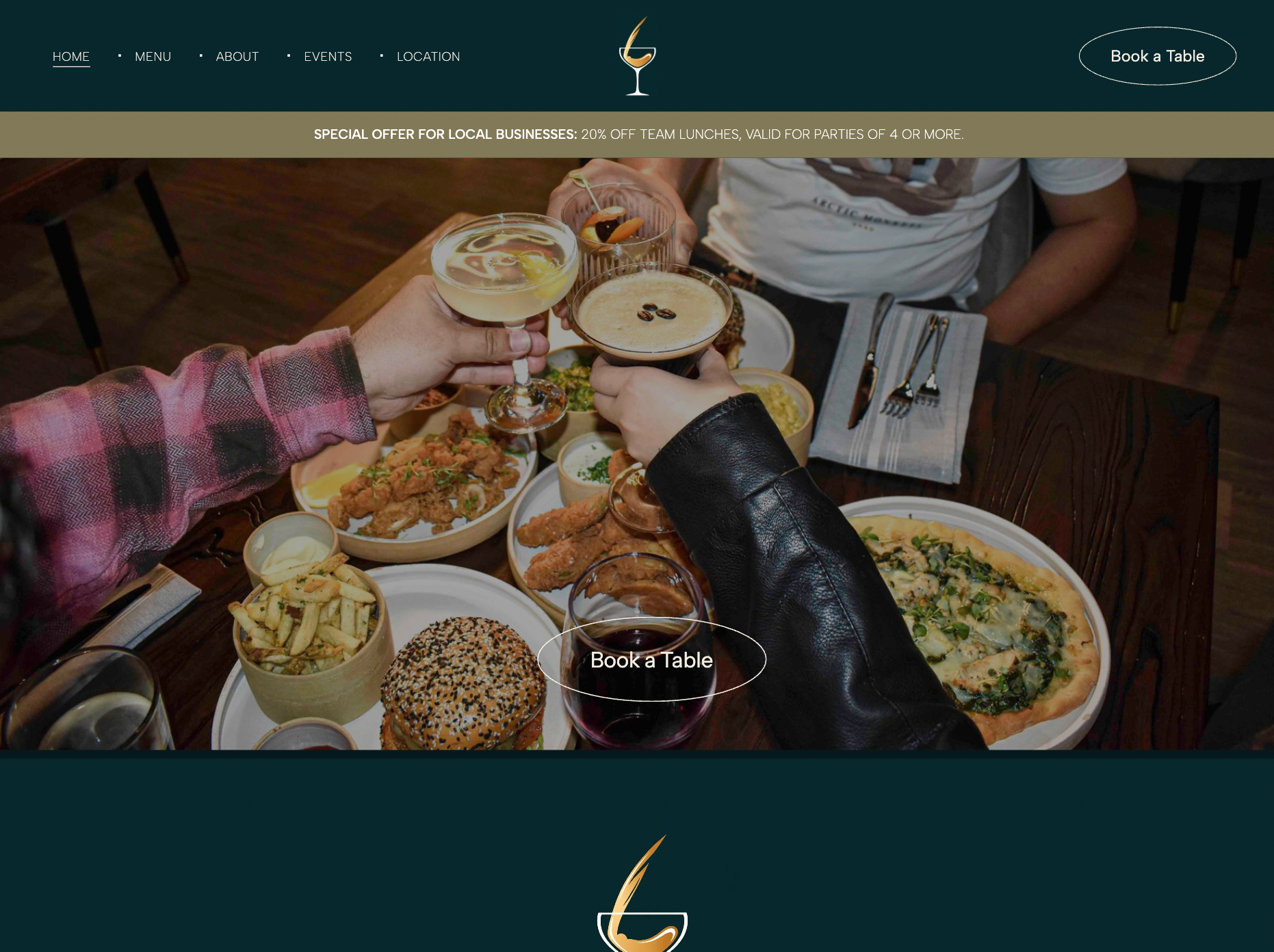 A screenshot of a website for interior design services and tours.