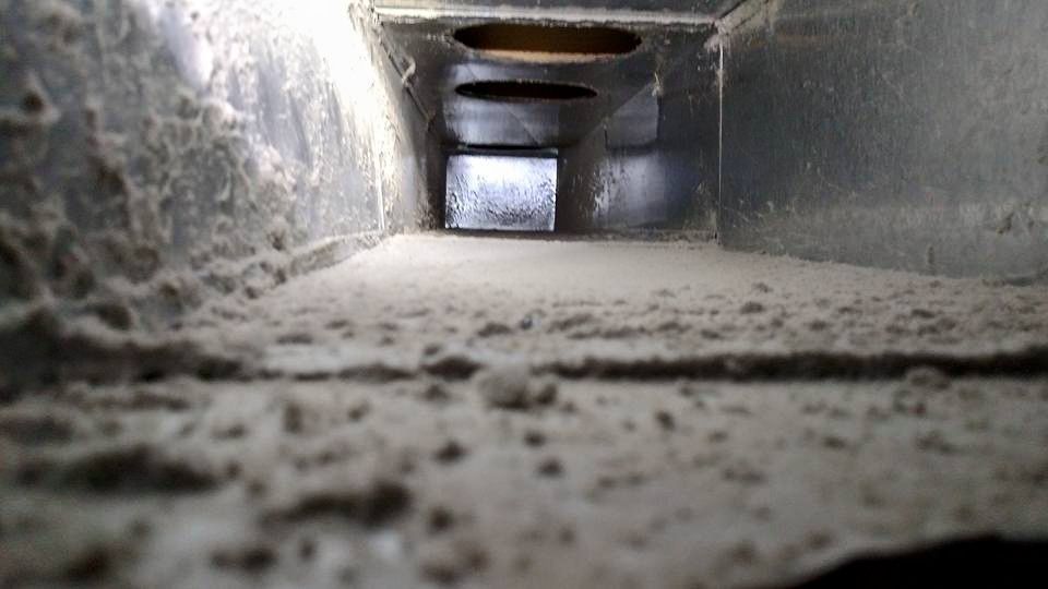 Before Dirty Air Vent With a Lot of Dust — Grand Island, NE — D&m Air Duct Cleaning