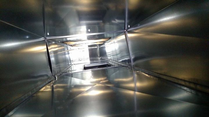 Close Up of a Metal Duct — Grand Island, NE — D&M Air Duct Cleaning