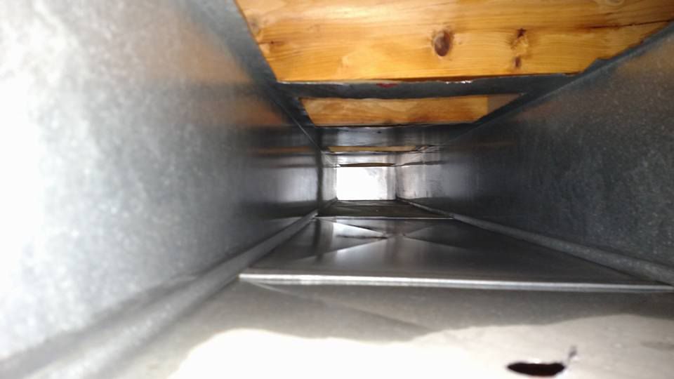 Metal Duct With a Wooden Ceiling — Grand Island, NE — D&M Air Duct Cleaning