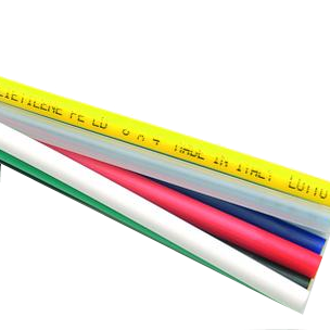Leidingsystemen PE, PA, PU, PTFE, Multilayer, PE-RT vloerverwarmingsslang, geïsoleerde terreinleiding.